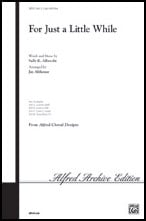 For Just a Little While Two-Part choral sheet music cover